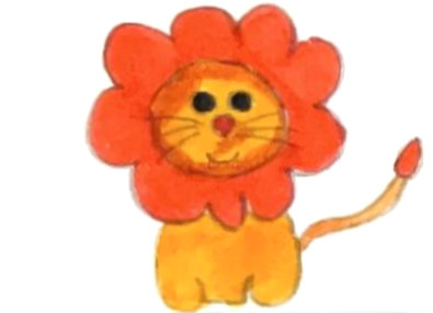 Zeichnung eines Löwen